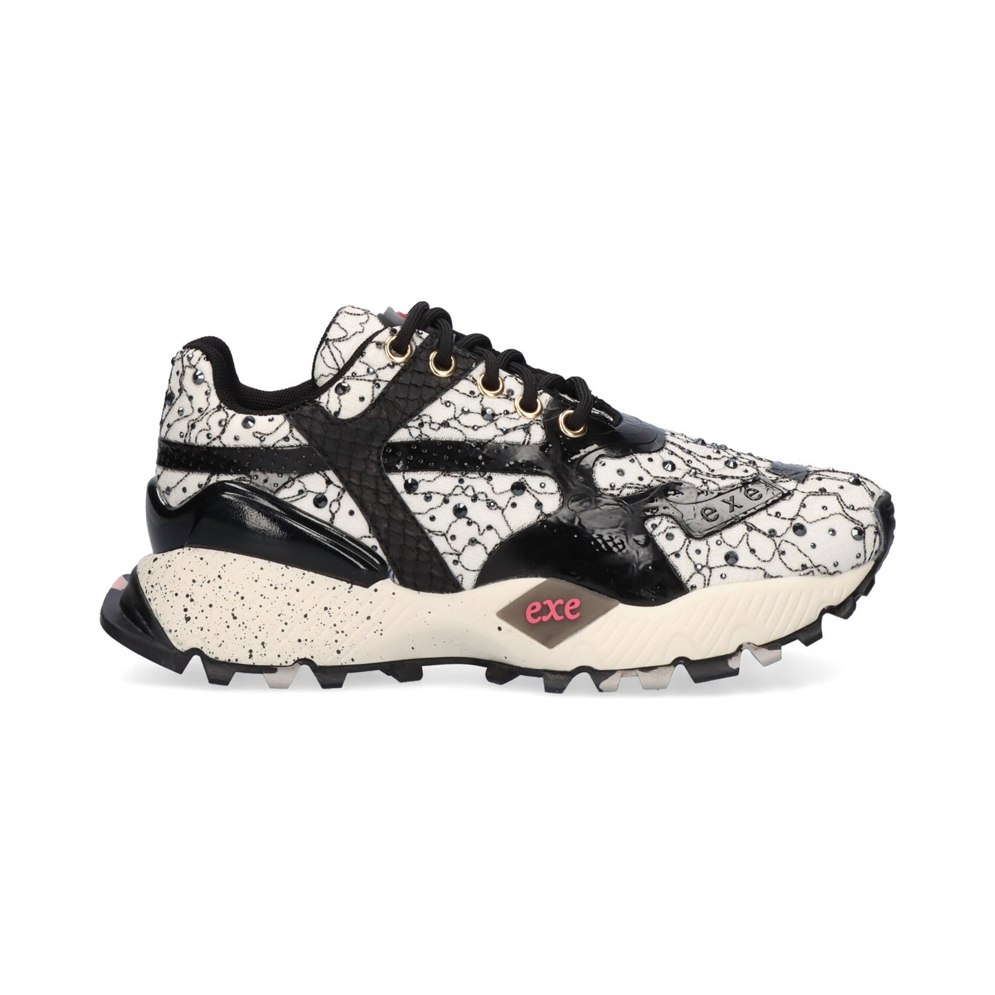 SAPATILHA EXE 134-102 BLACK/WHITE