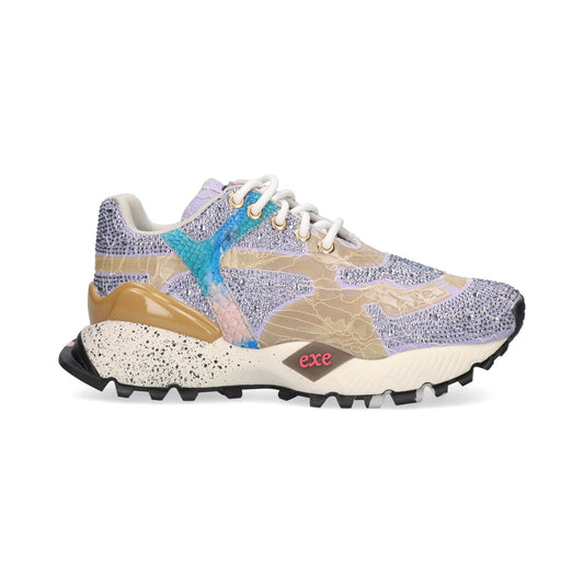 SAPATILHA D-134-102 TAUPE/LILA