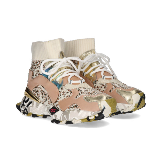 SAPATILHAS EXE 134-108 BEIGE/BLUSH