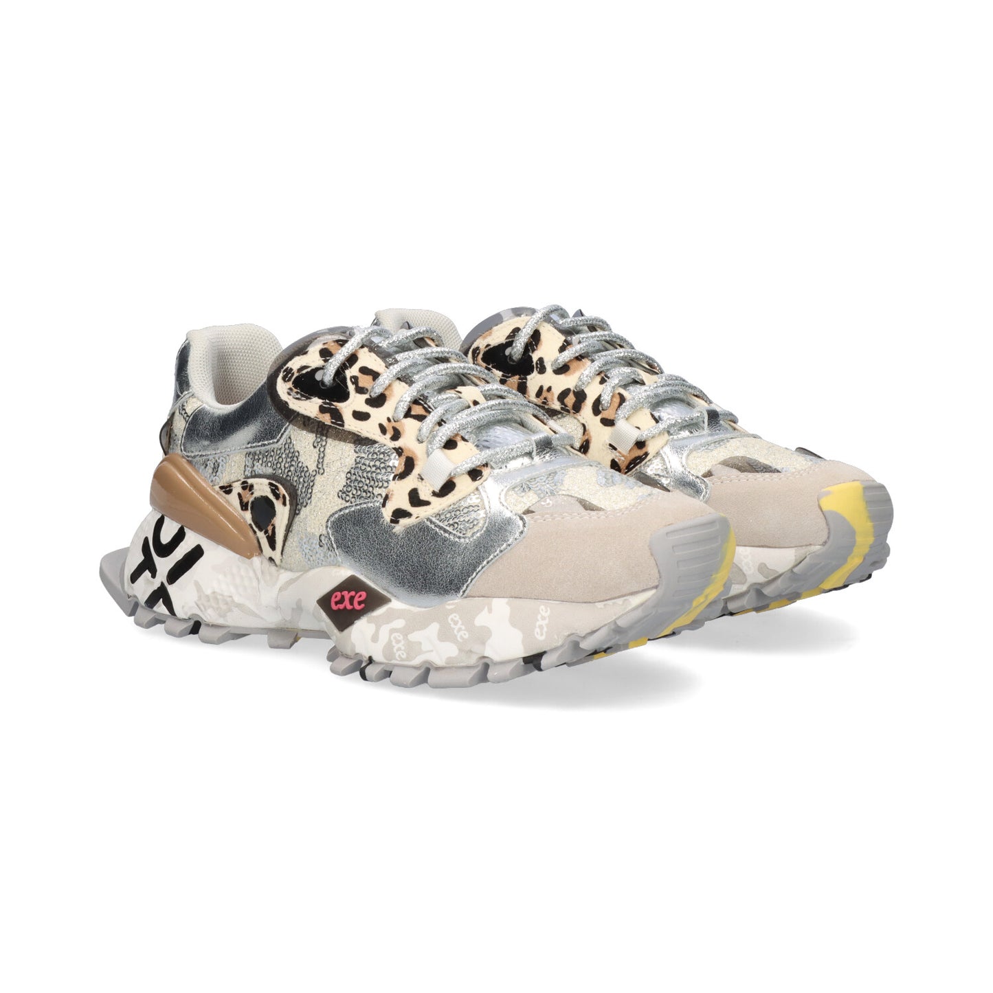 SAPATILHA EXE 134-10 LEOPARD GREY