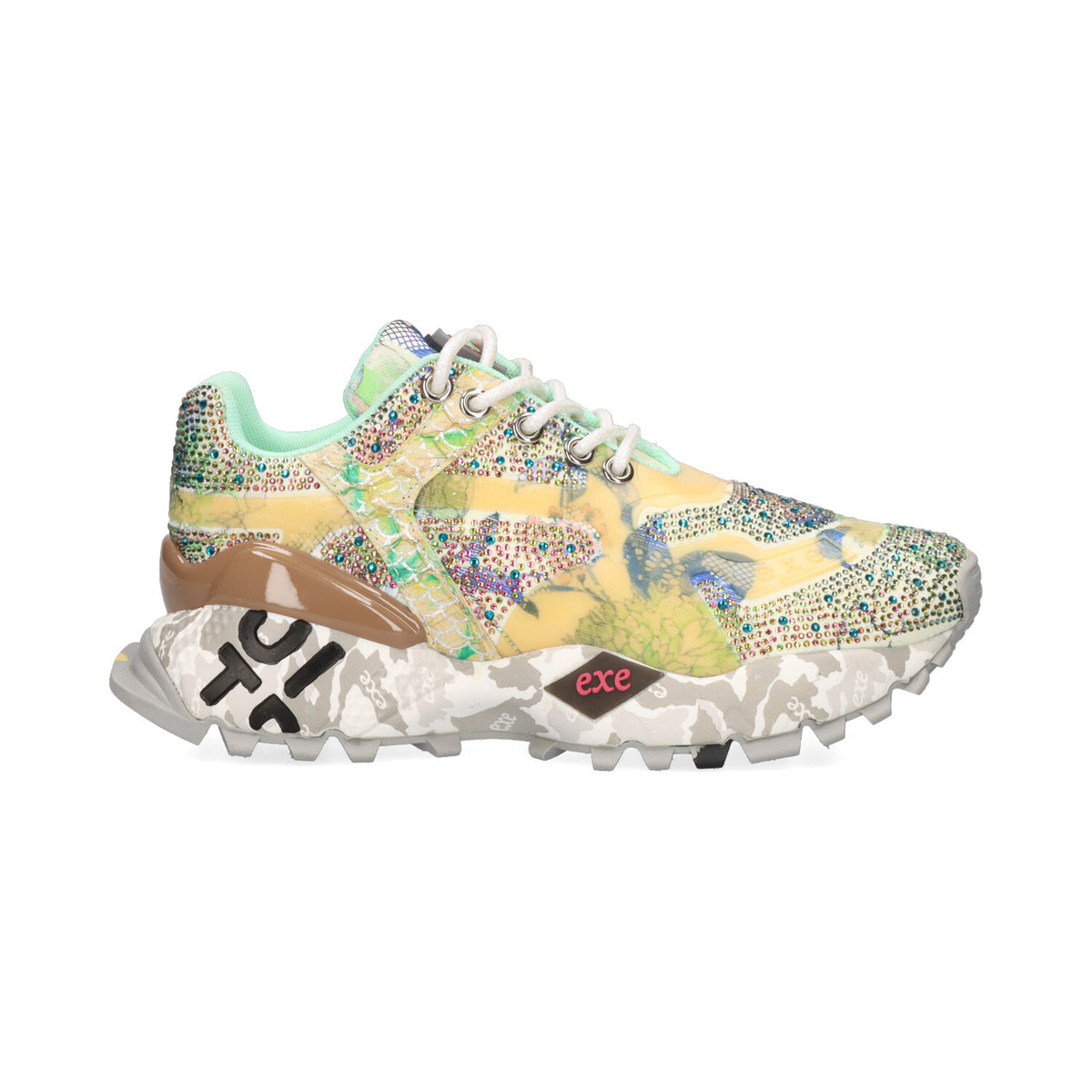 SAPATILHA EXE 134-20 YELLOW/MULTICOLOR
