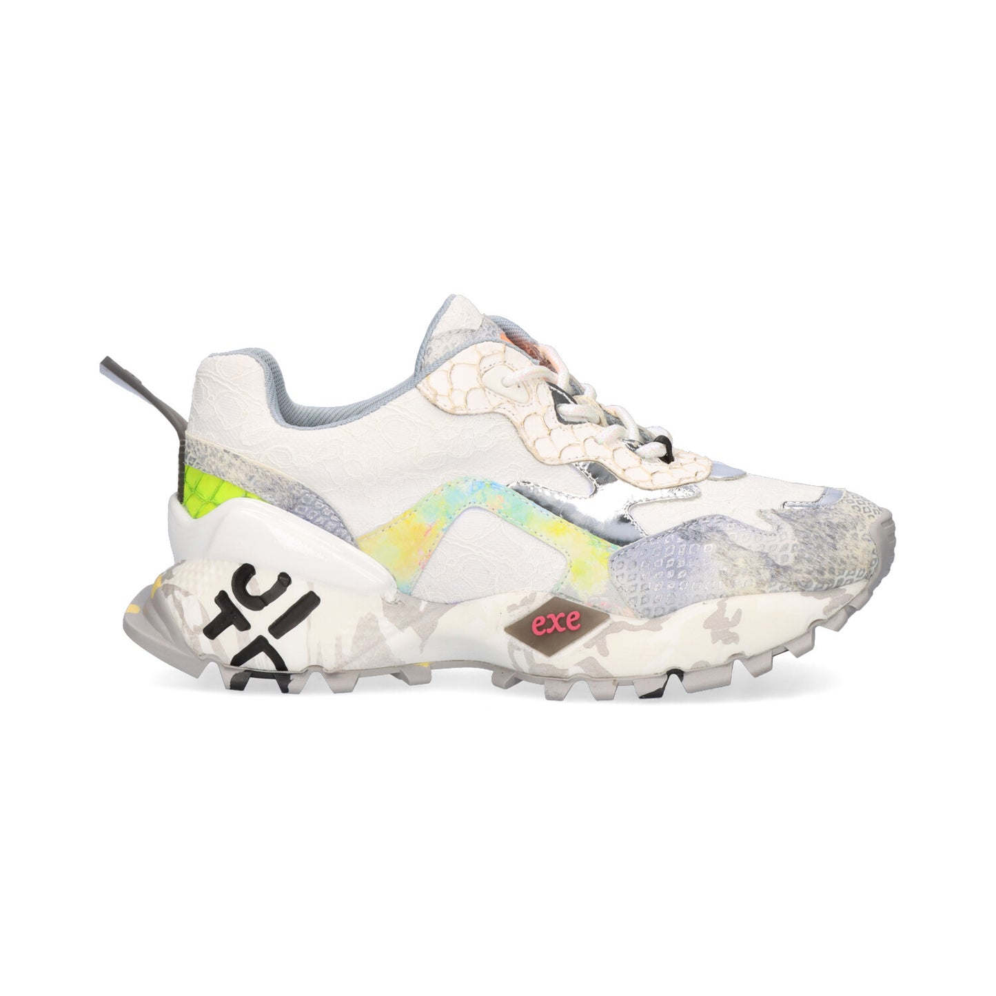 SAPATILHA EXE 134-38 BEIGE/SILVER
