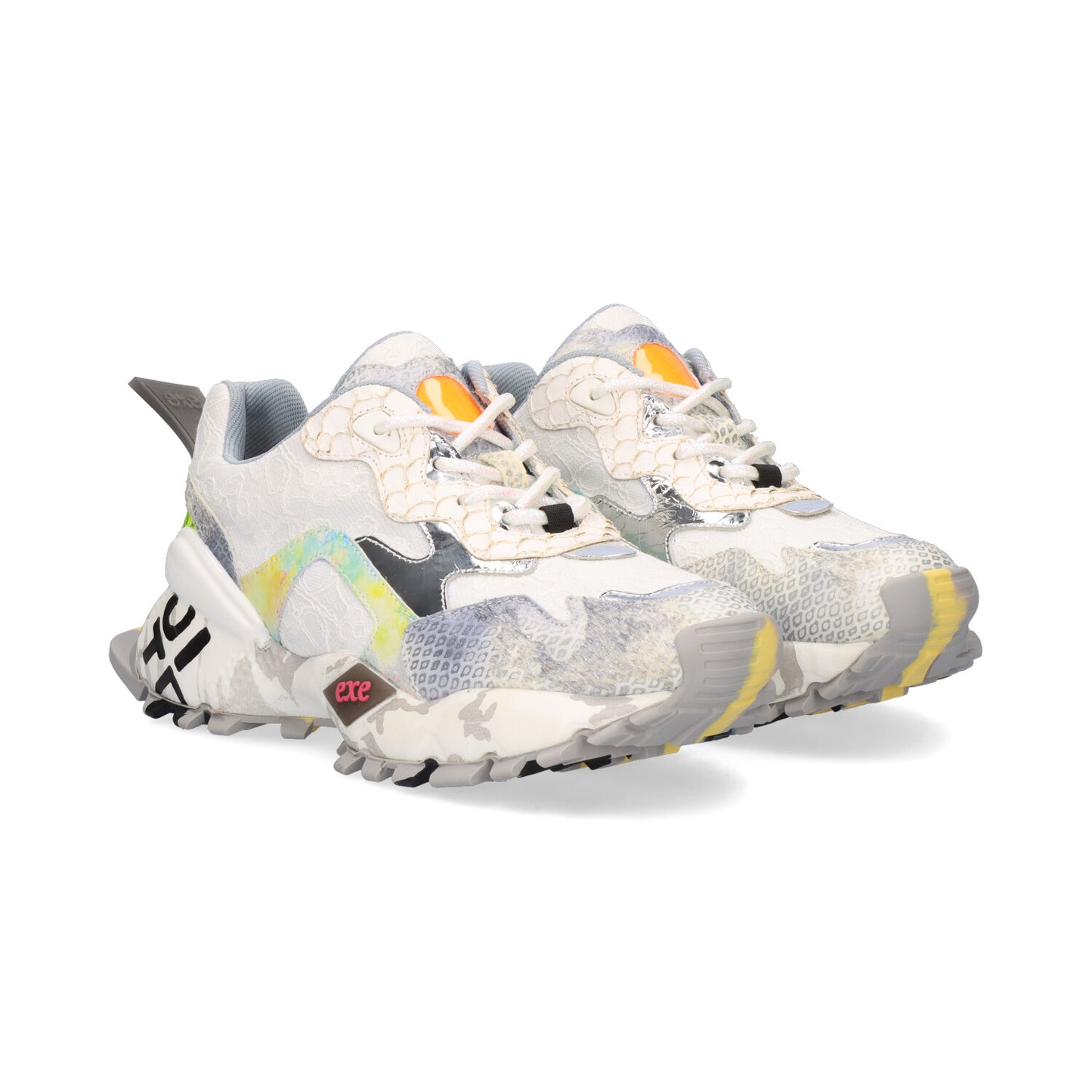 SAPATILHA EXE 134-38 BEIGE/SILVER