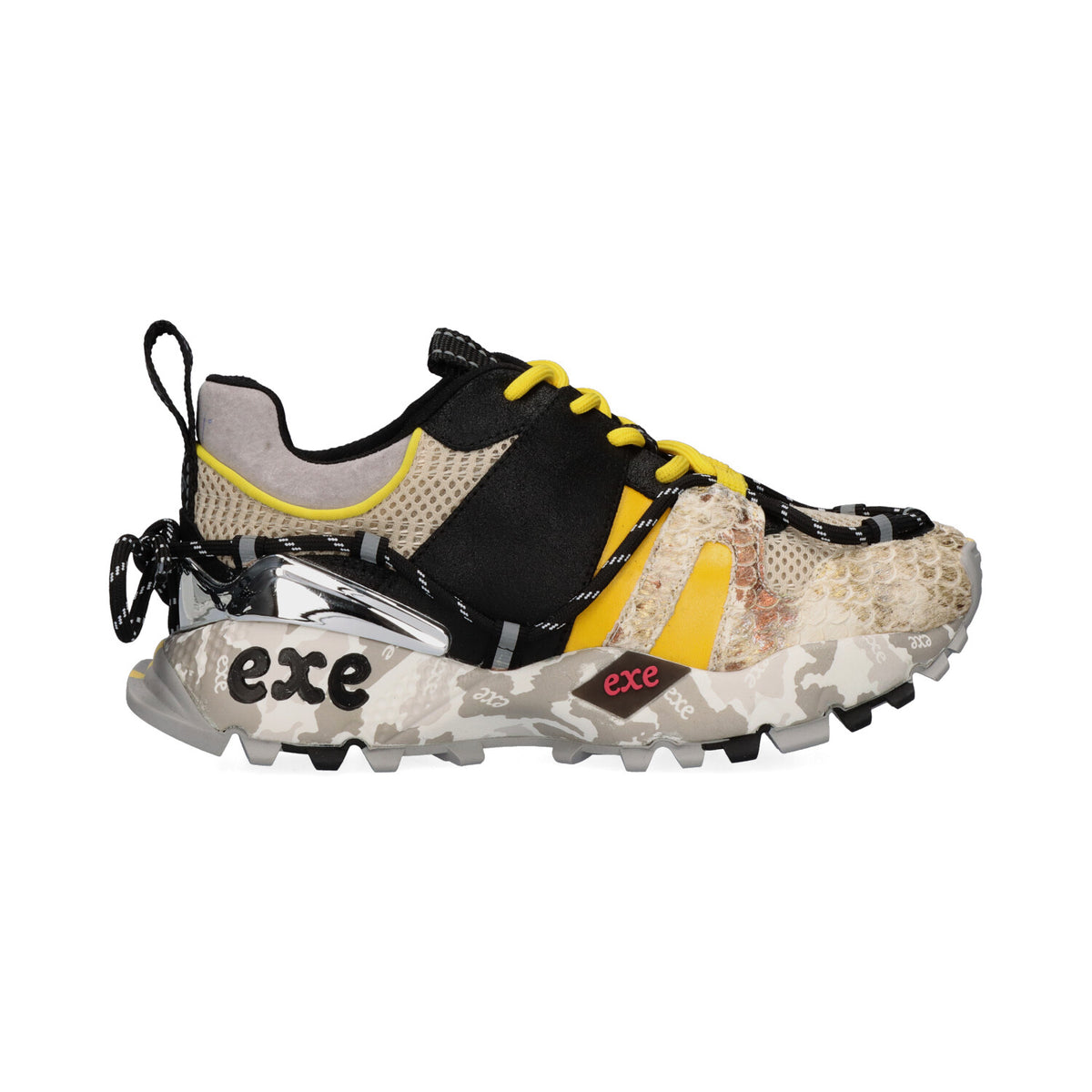 SAPATILHA EXE 134-65 YELLOW/BLACK PONY