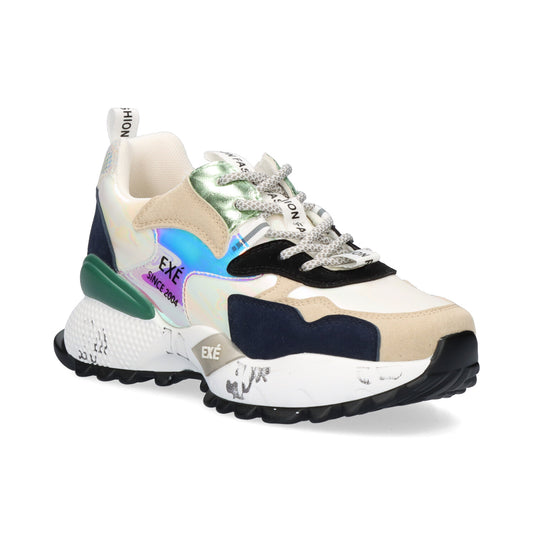 SAPATILHA EXE 19V03-1 BEIGE/BLACK