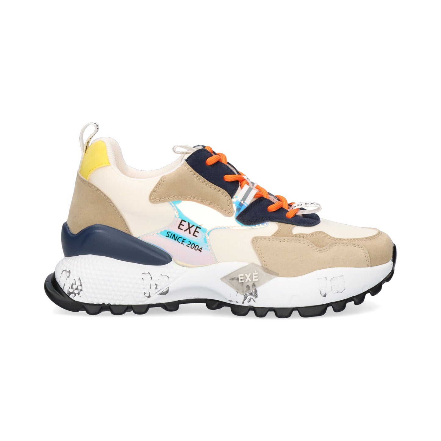 SAPATILHA EXE 19V03-1 BEIGE/BLUE