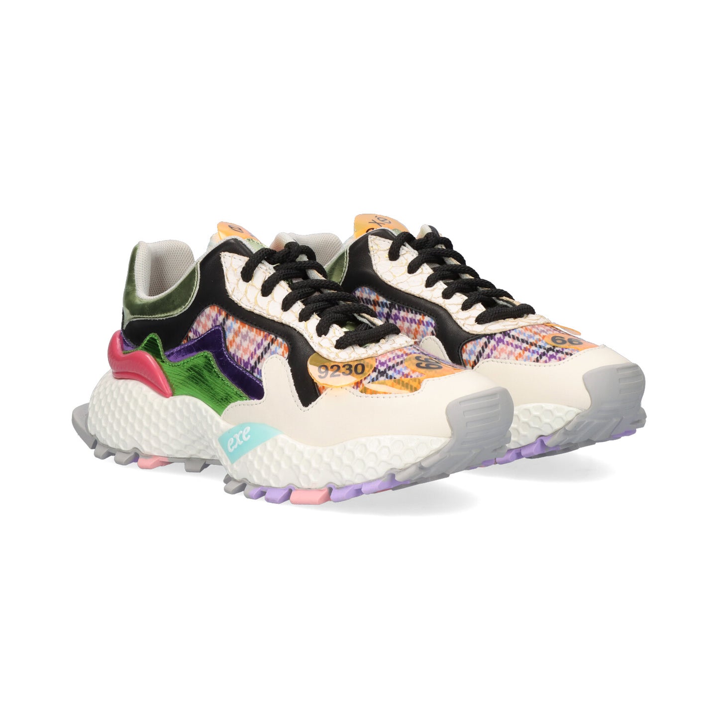 SAPATILHA EXE 3020-2 BEIGE/PURPLE