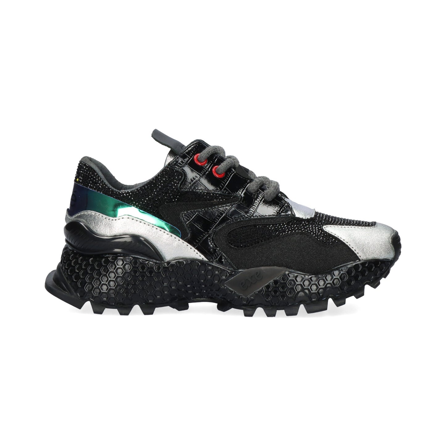 SAPATILHA EXE 3020-8 BLACK/SILVER