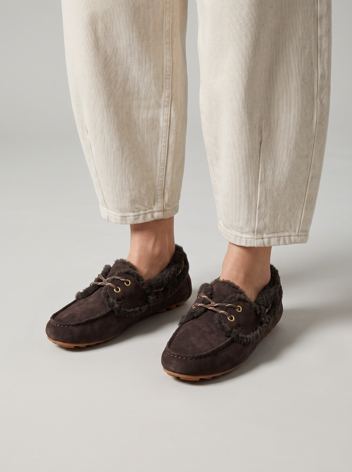 MOCASSINS ABF-97 6598-6 COFFEE