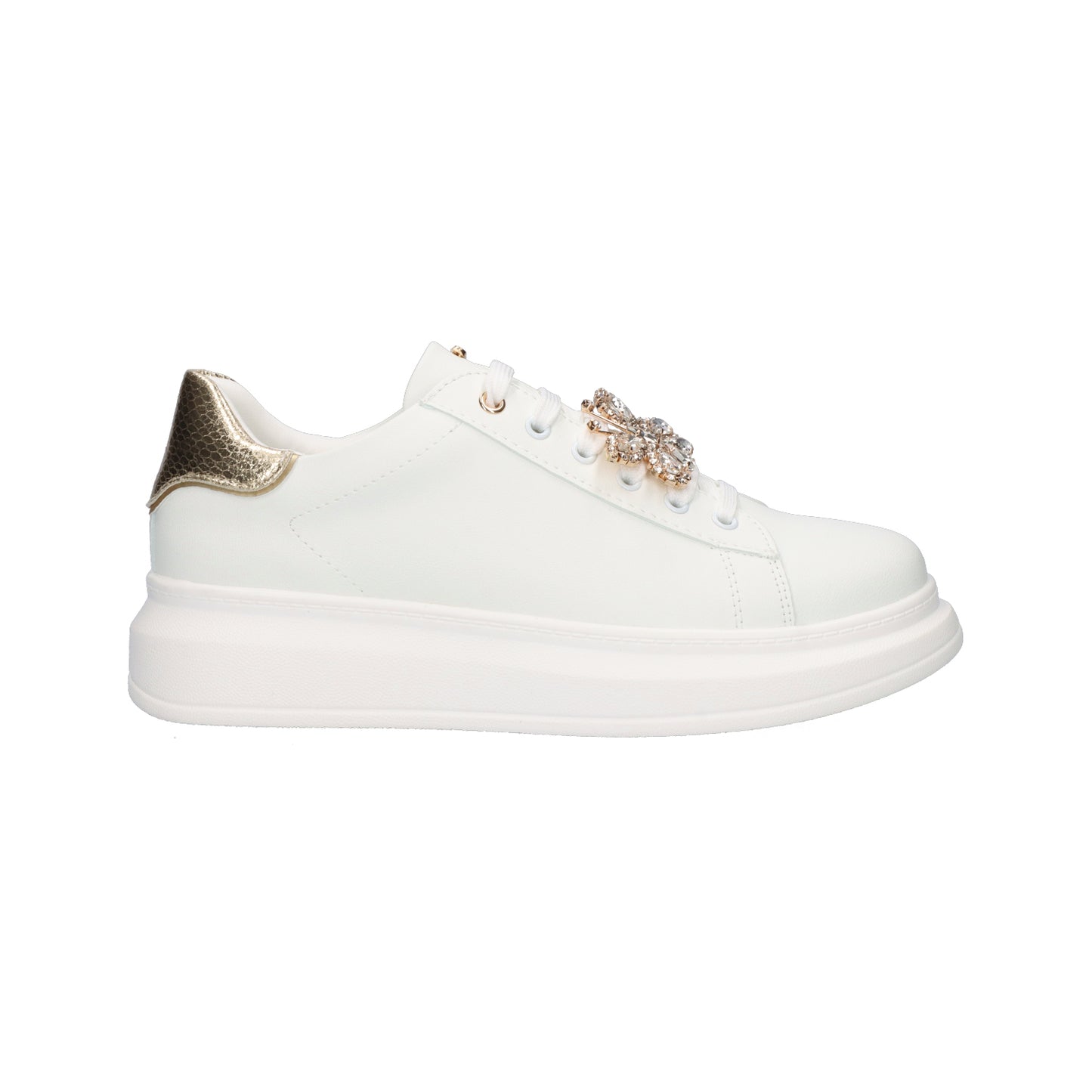 SAPATILHA EXE 66-232EX541 WHITE/GOLD