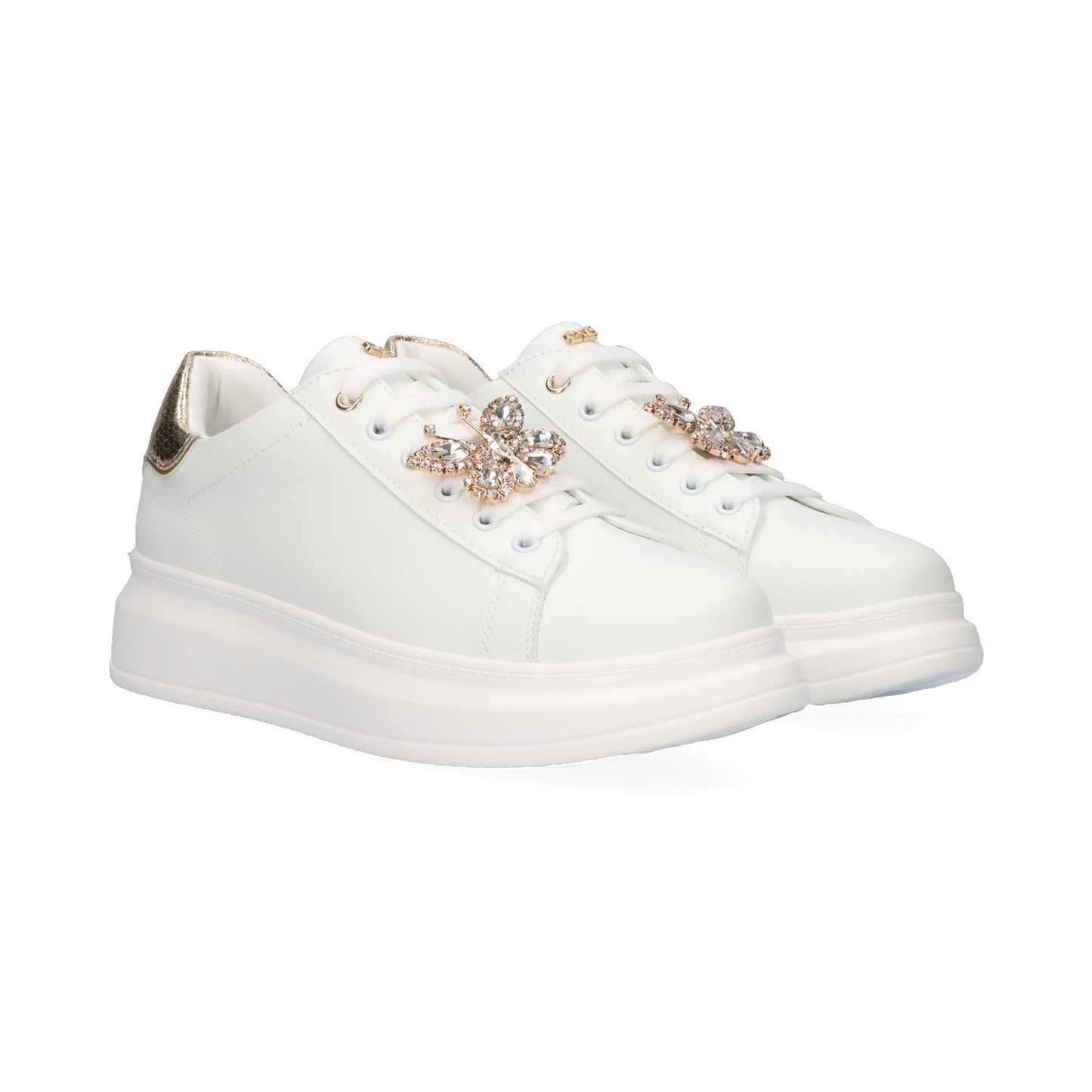 SAPATILHA EXE 66-232EX541 WHITE/GOLD