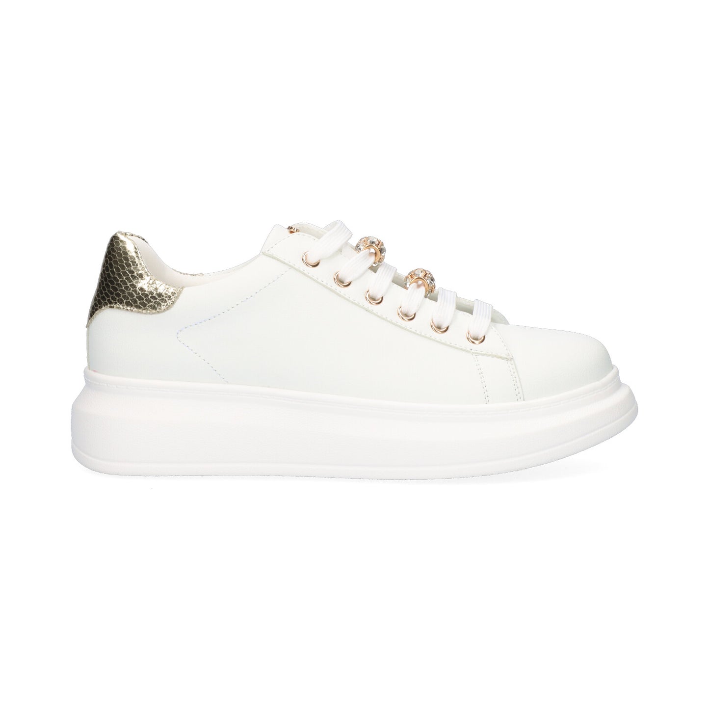 SAPATILHA EXE 66-42EX54 WHITE/GOLD
