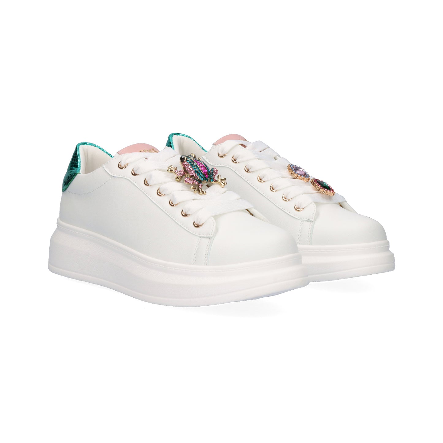 SAPATILHA EXE 66-51EX03 WHITE/GREEN