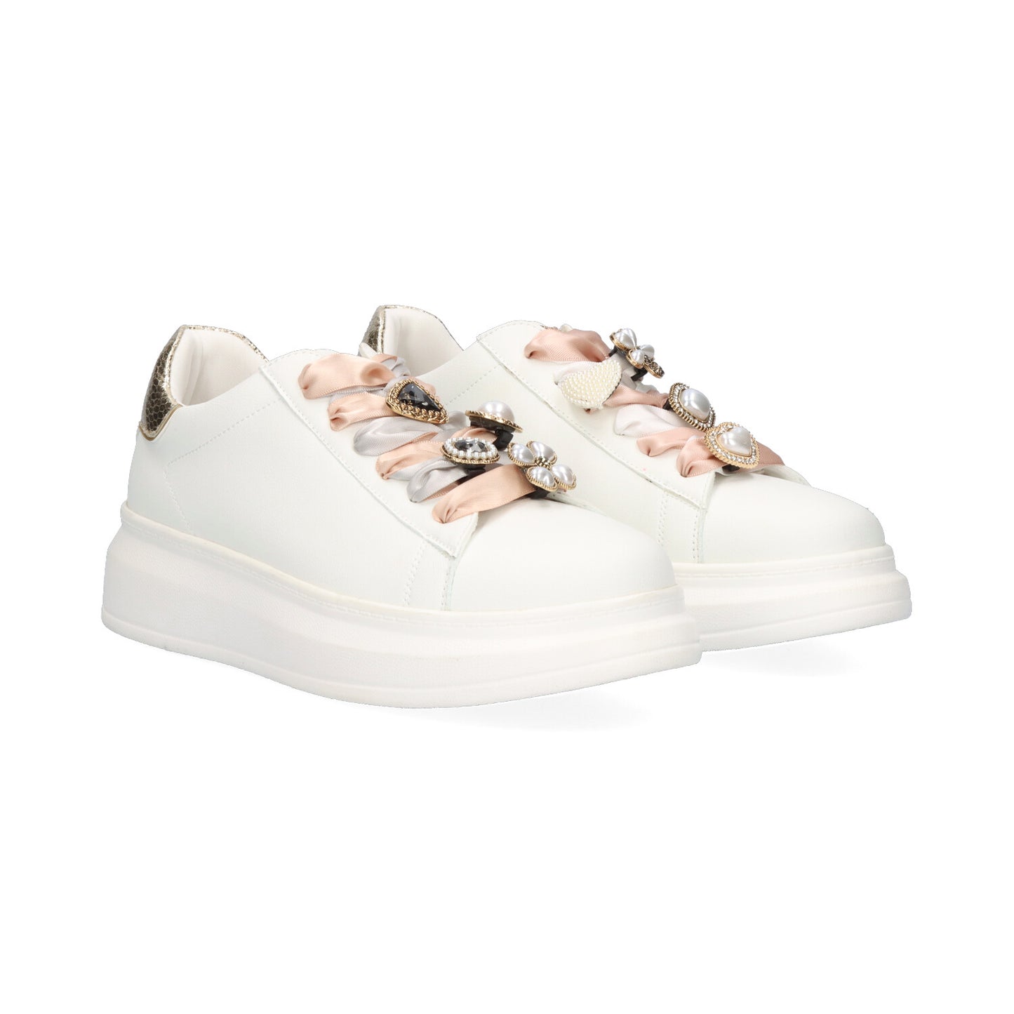 SAPATILHA EXE 66-52EX11 WHITE/GOLD