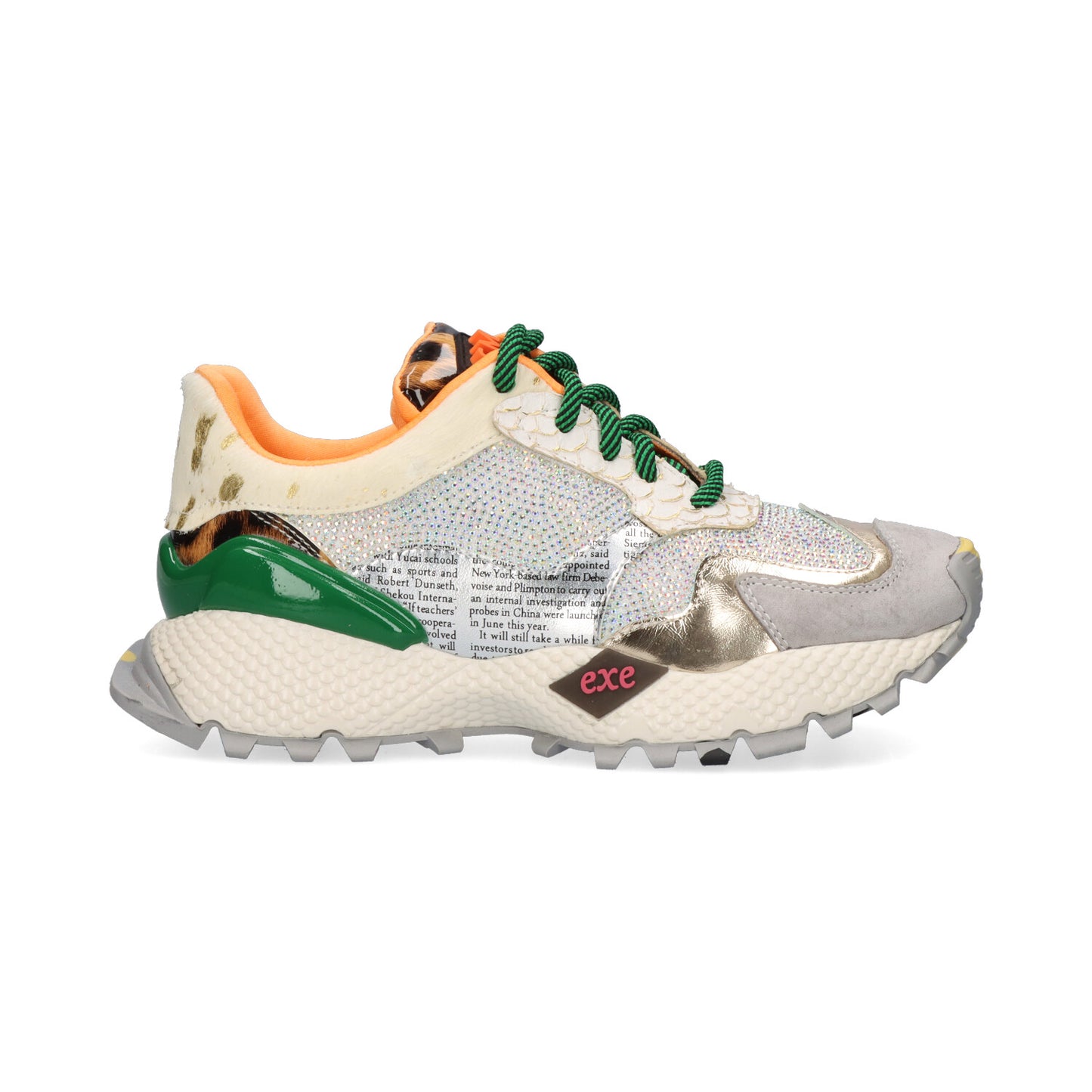 SAPATILHA EXE 8830-1 GREY/GOLD