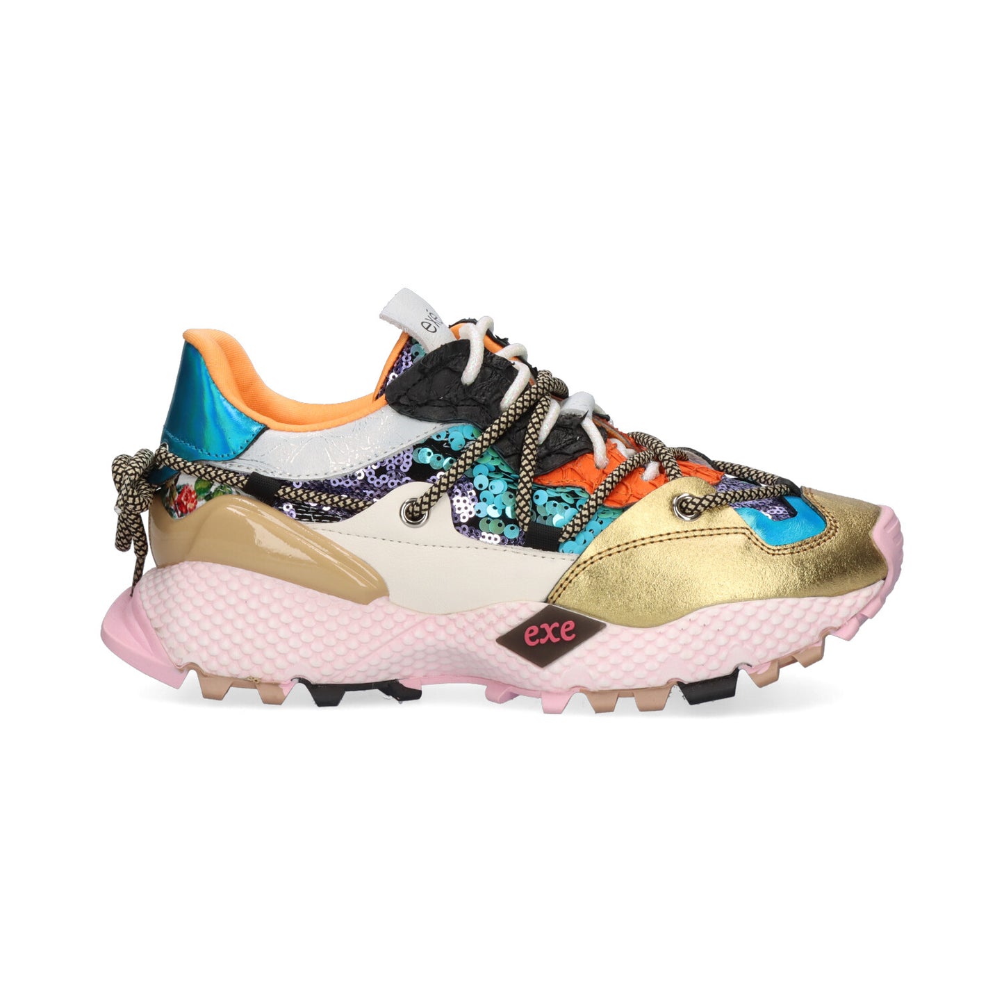 SAPATILHA EXE 8830-2 GOLD/ORANGE