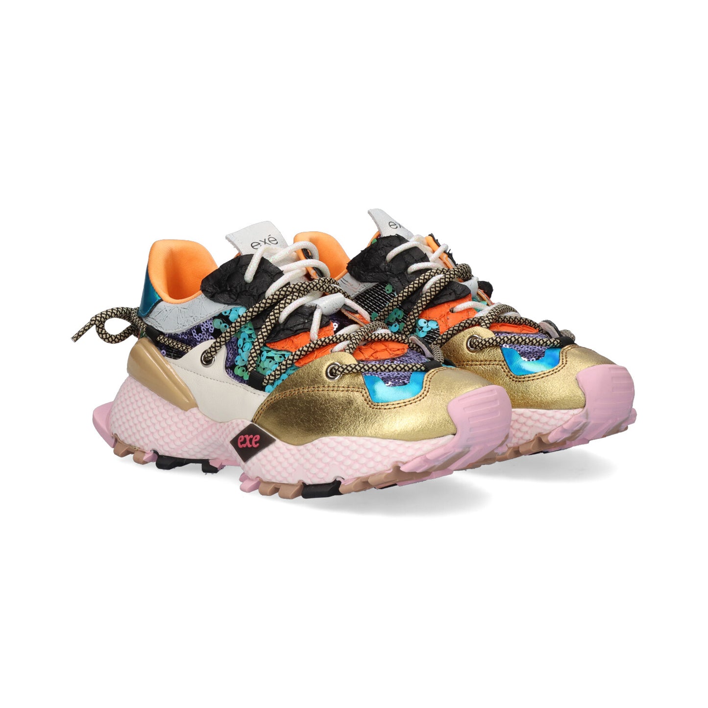 SAPATILHA EXE 8830-2 GOLD/ORANGE