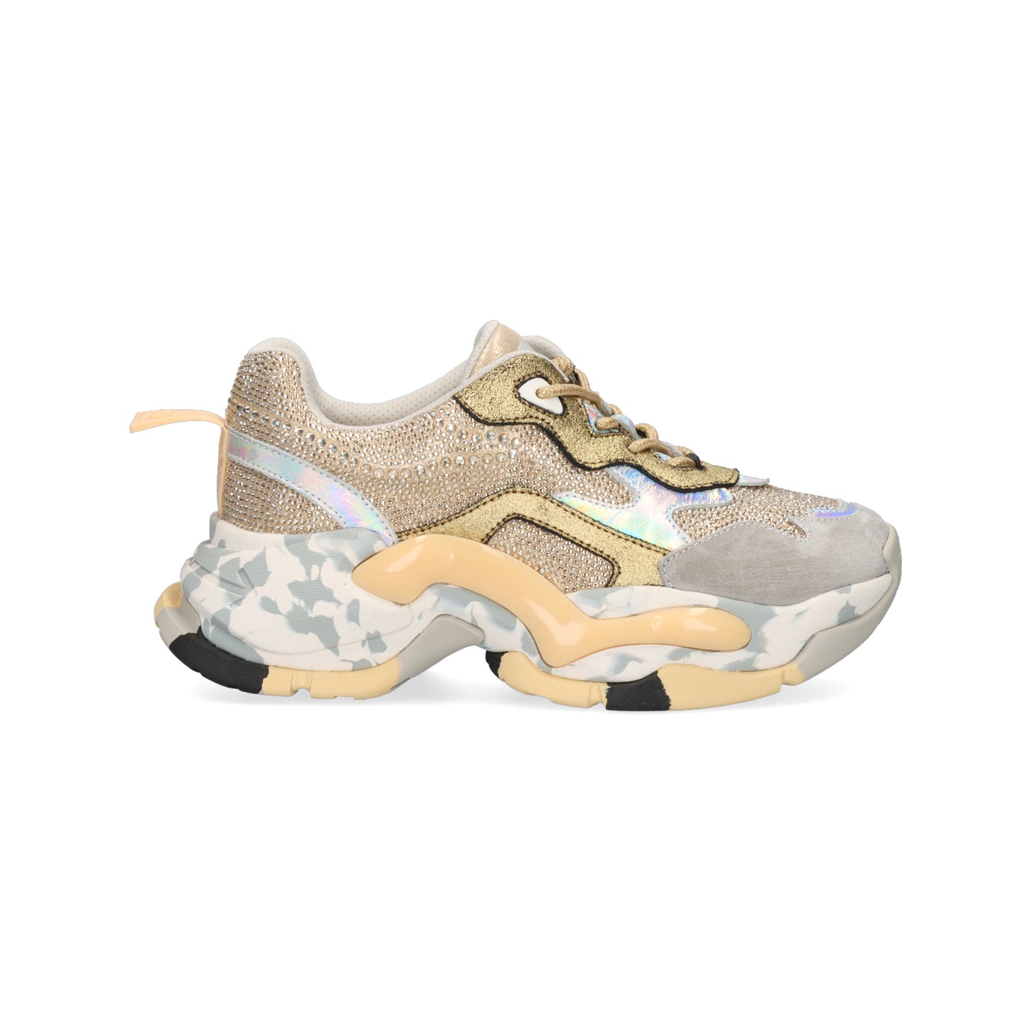 SAPATILHA D-901-5 - GREY/GOLD