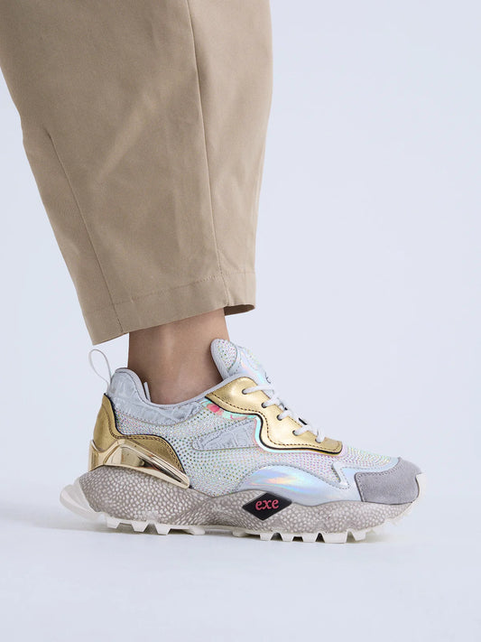 SAPATILHA EXE 928-15 SILVER/GREY
