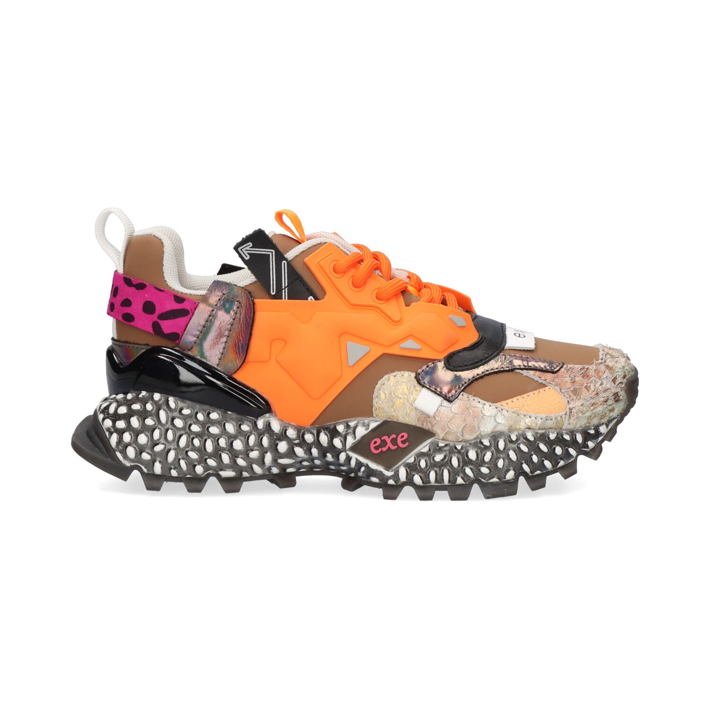 SAPATILHA EXE 929-100 ORANGE/GOLD