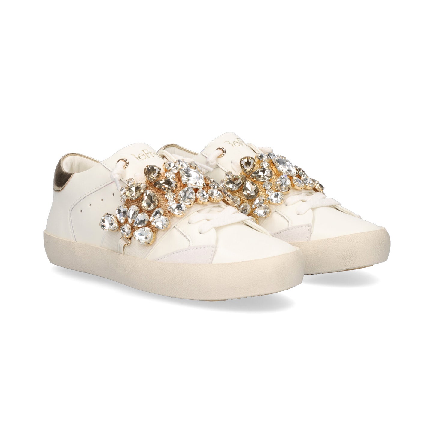 SAPATILHA EXE CH5058A-02 - WHITE/GOLD