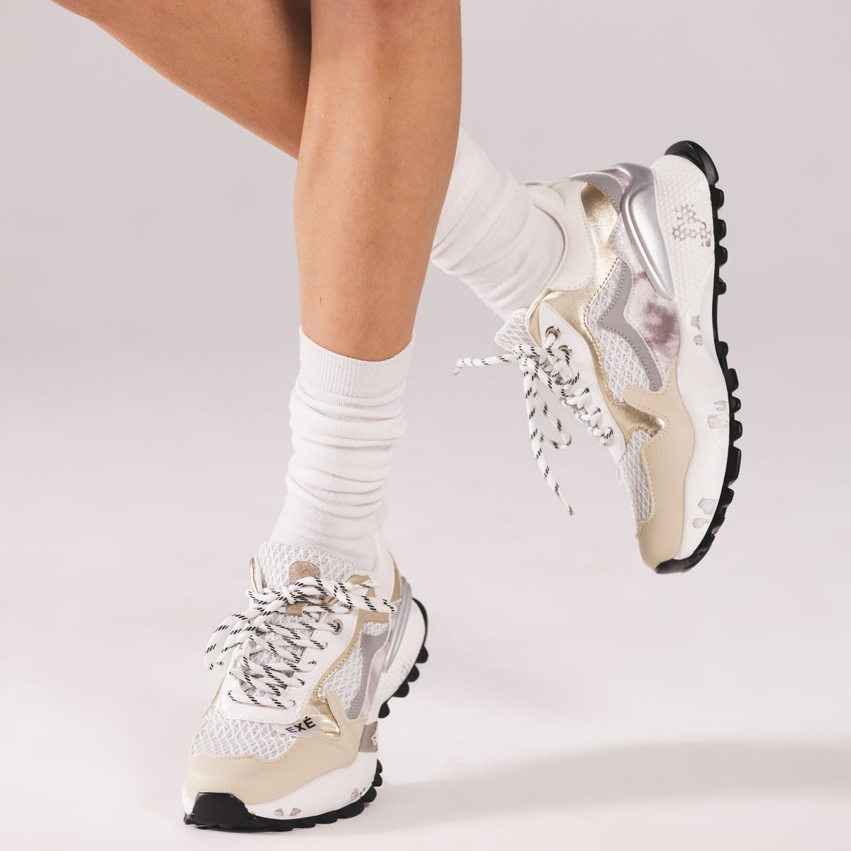 SAPATILHA EXE D190608-13B WHITE/BEIGE