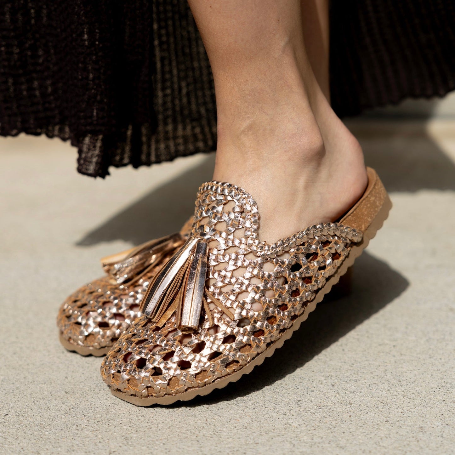 MULES ABF-97 3948K-BIRKY GOLD