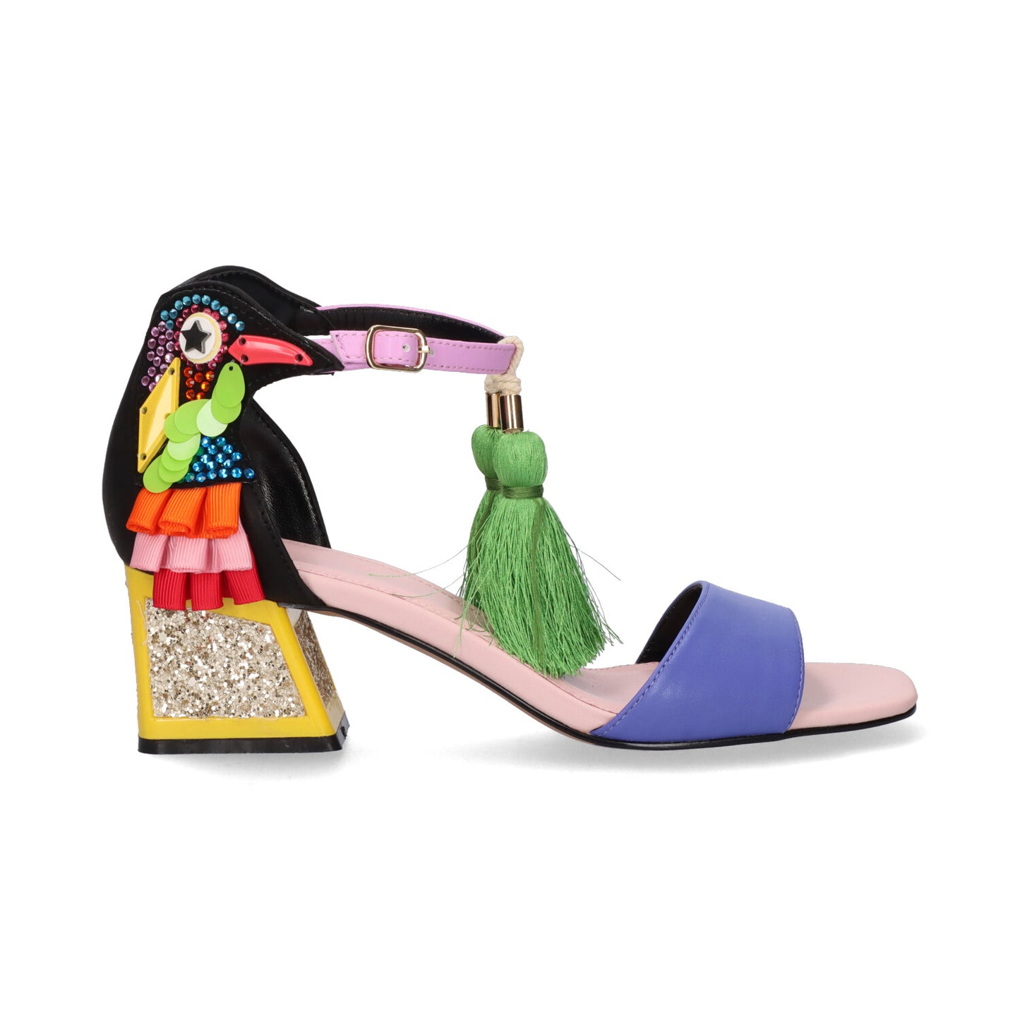 SANDALIAS EXE LUISA 210 BLACK/PURPLE