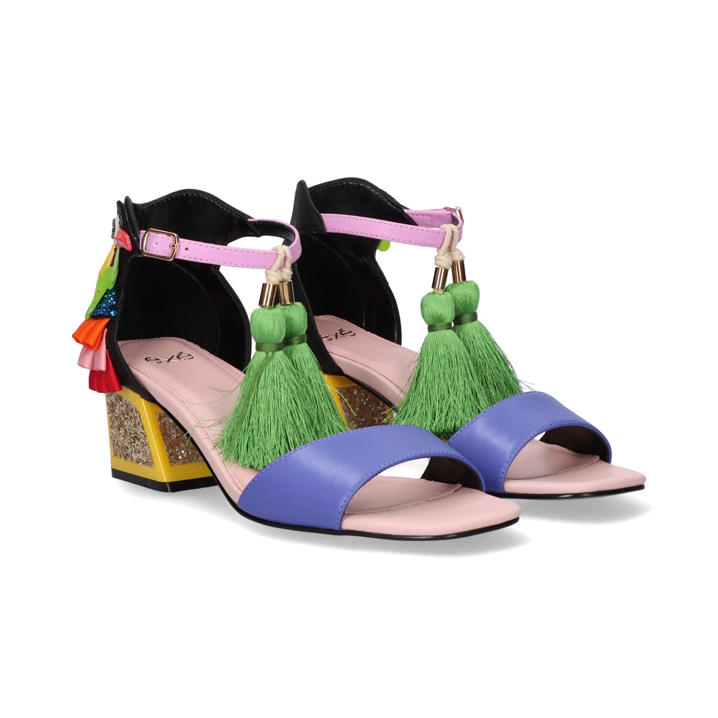 SANDALIAS EXE LUISA 210 BLACK/PURPLE