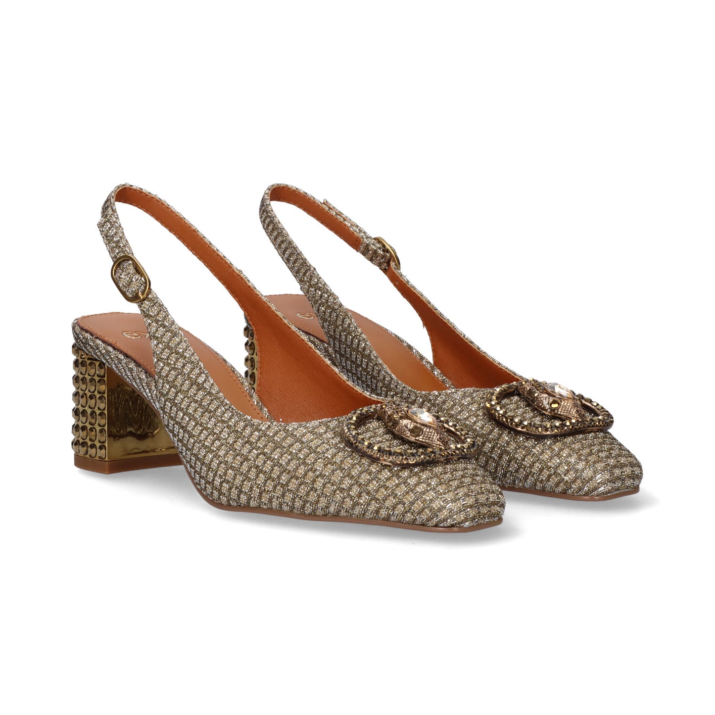 SANDALIAS EXE NADINE-310 GLITTER GOLD