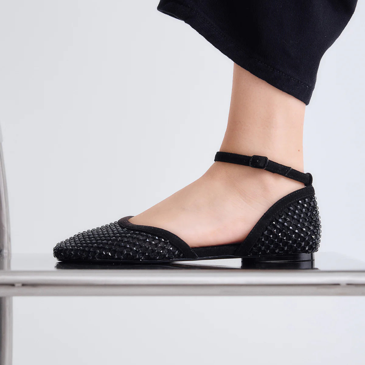 SANDALIAS EXE VERONICA-446 STRASS BLACK