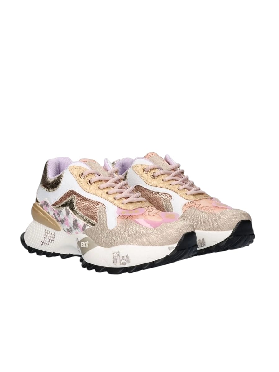 SAPATILHA EXE D190608-13 BEIGE/PINK
