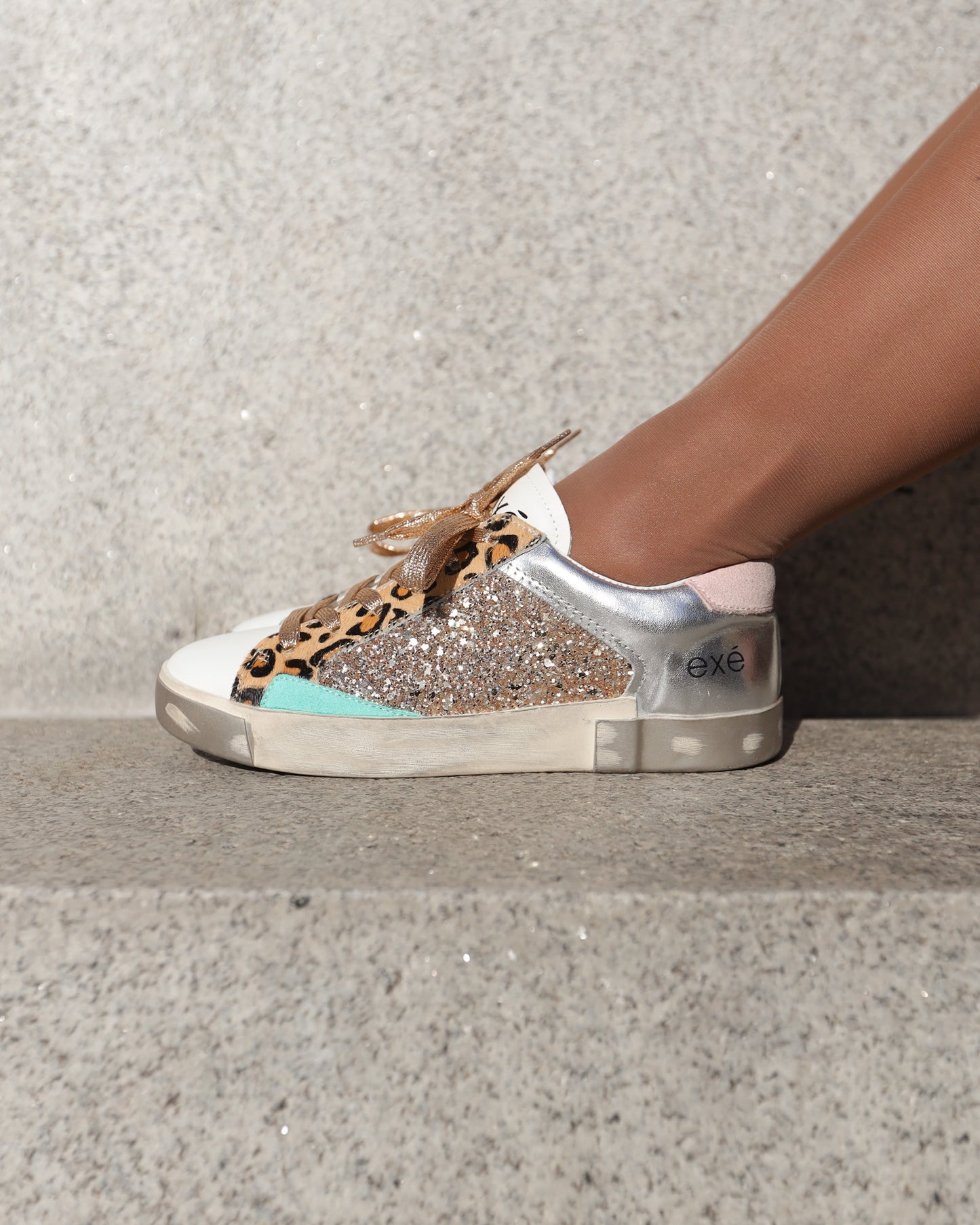 SAPATILHA EXE 1864-2 WHITE/SILVER