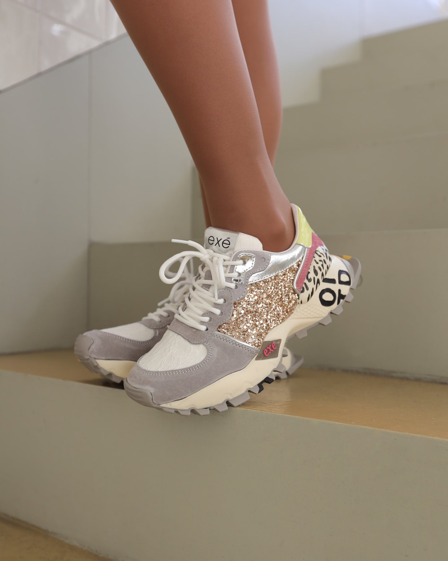 SAPATILHA EXE 134-350 GOLD