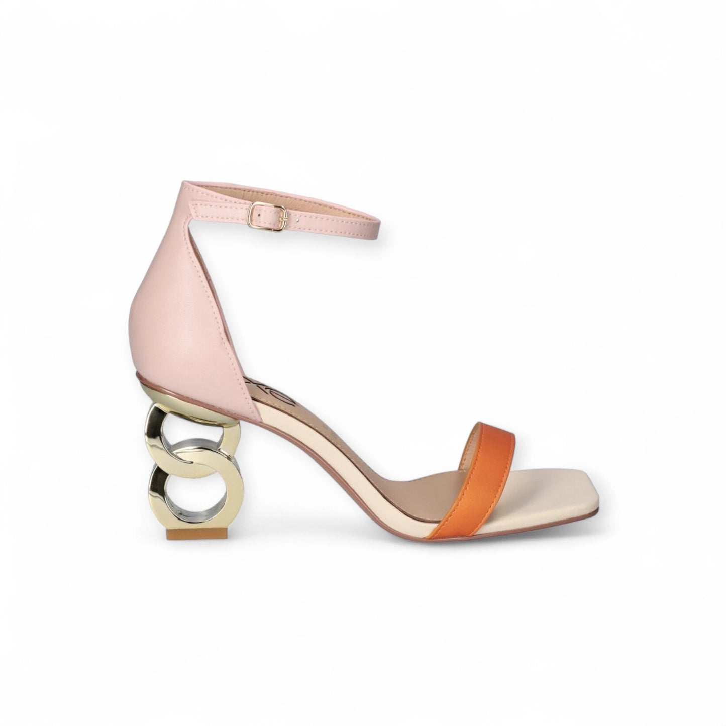 SANDALIAS EXE LILIAN-055 NUDE/ORANGE