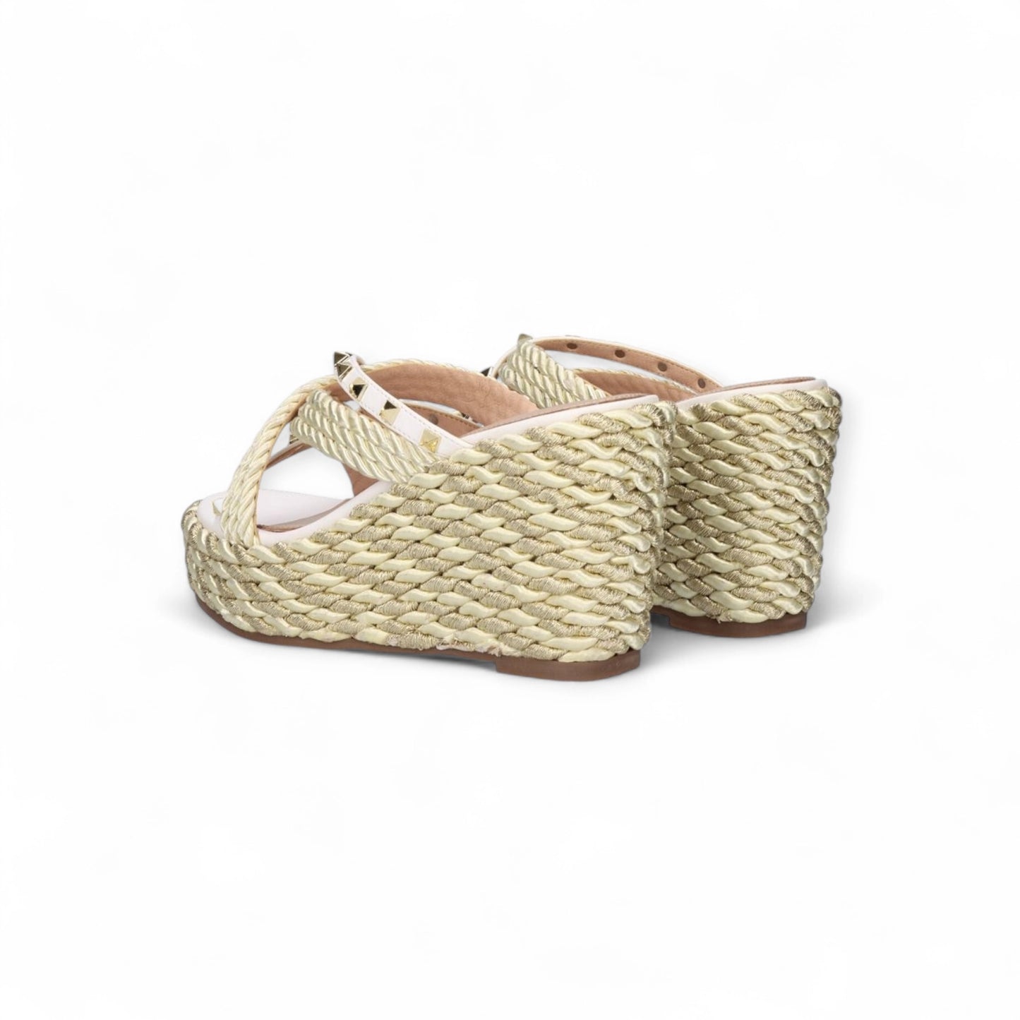 SANDALIAS EXE VALERIA-055 GOLD/WHITE