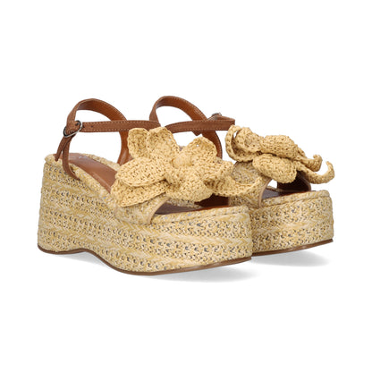 SANDALIAS EXE 0913 BEIGE/CAMEL