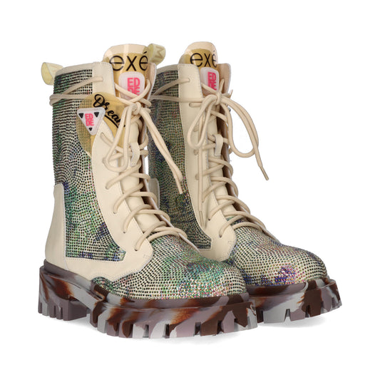 BOTAS EXE 1025-1 BEIGE/MULTICOLOR