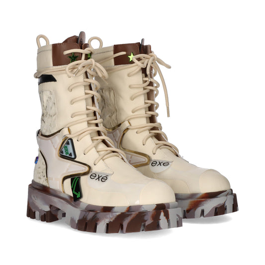 BOTAS EXE 1025-2 BEIGE/BROWN