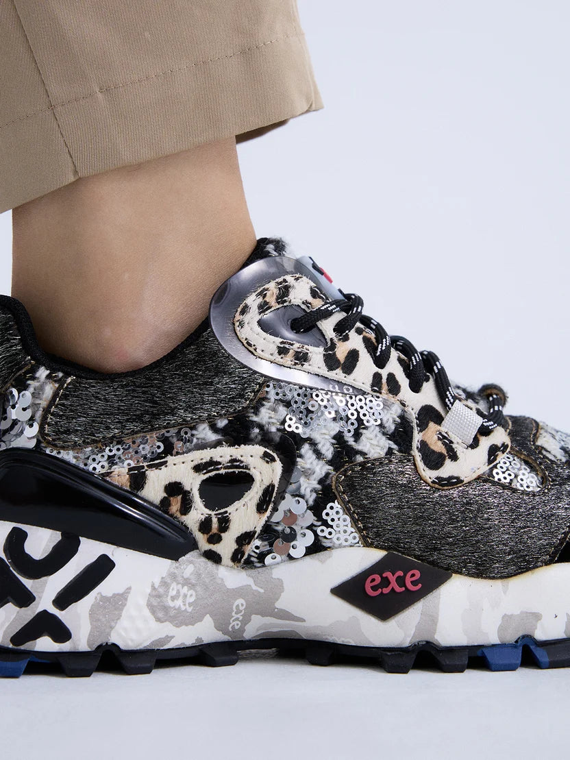 SAPATILHAS EXE 134-10P BLACK/PEWTER