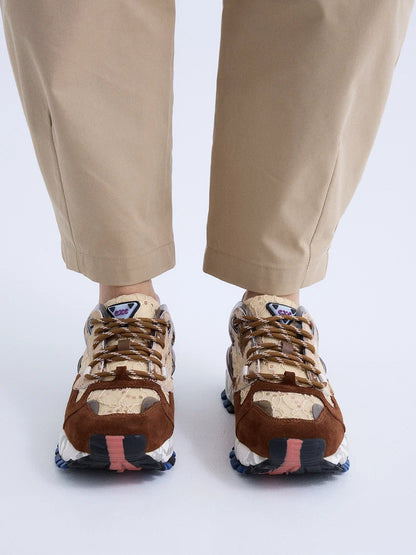 SAPATILHAS EXE 134-10P CAMEL/BEIGE