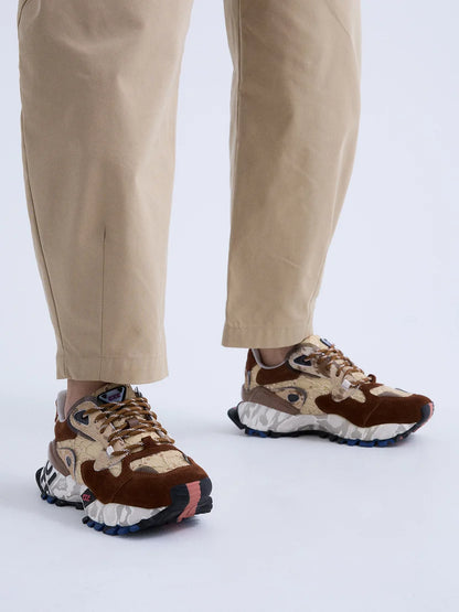 SAPATILHAS EXE 134-10P CAMEL/BEIGE