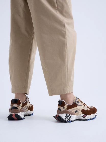 SAPATILHAS EXE 134-10P CAMEL/BEIGE