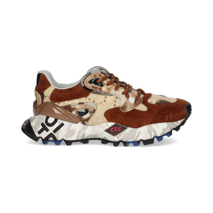 SAPATILHAS EXE 134-10P CAMEL/BEIGE