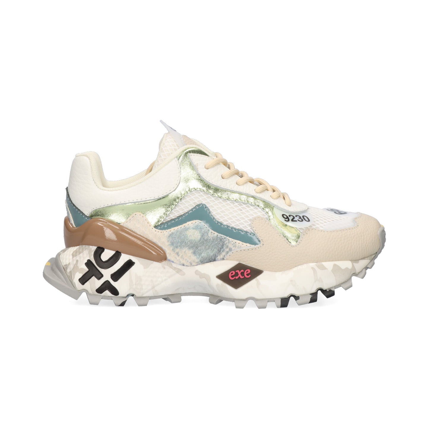 SAPATILHA EXE 134-28 BEIGE/GOLD