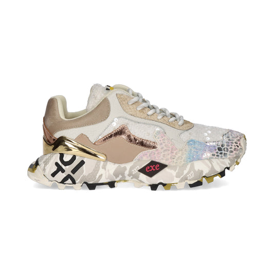 SAPATILHAS EXE 134-28P WHITE/BEIGE