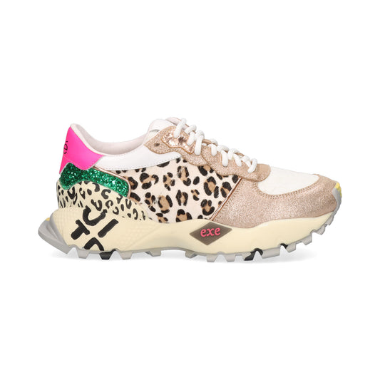 SAPATILHA D-134-350 CHAMPAGNE LEOPARD