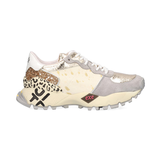 SAPATILHA EXE 134-35 GREY/GOLD
