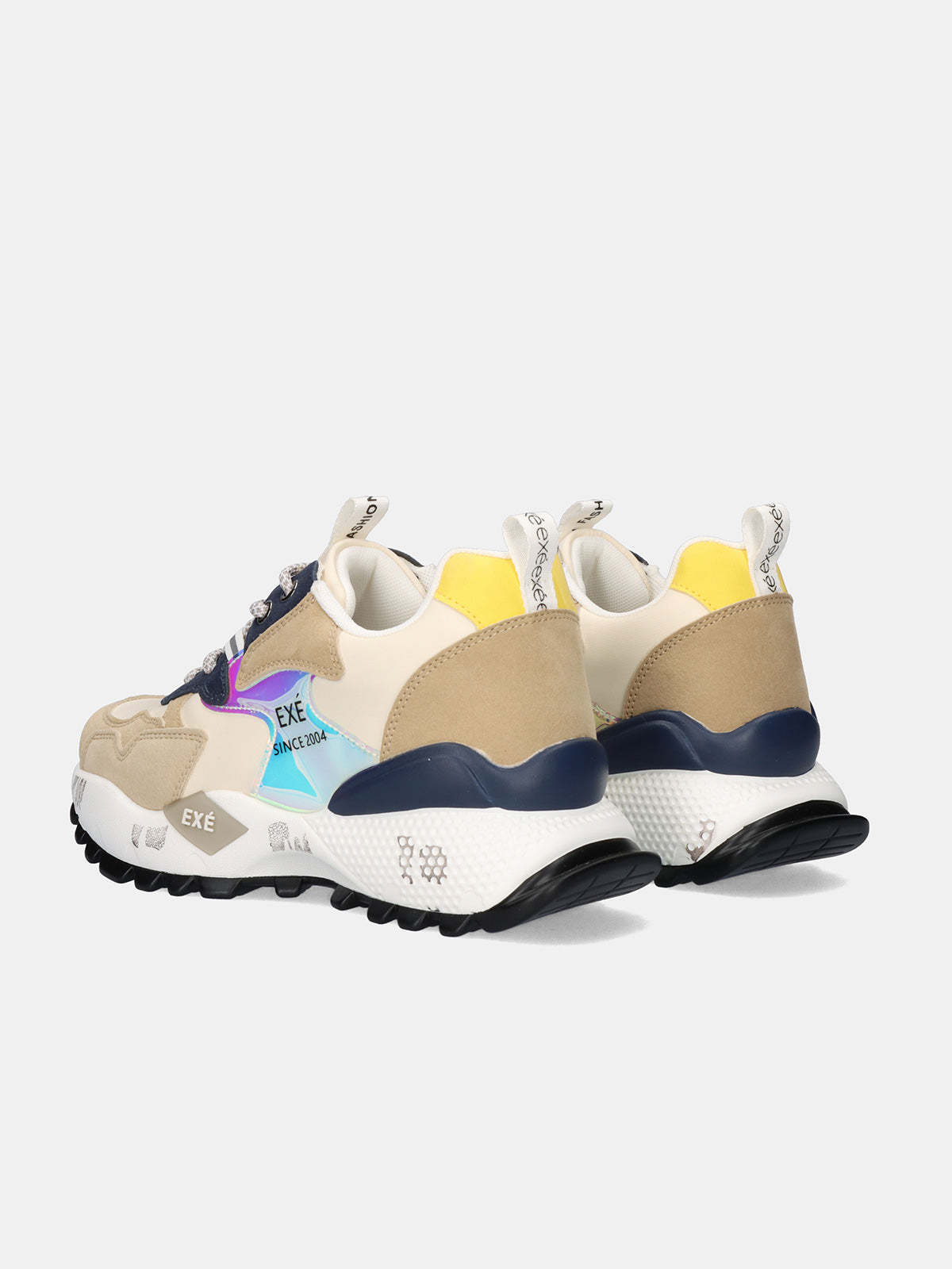SAPATILHA EXE 19V03-1 BEIGE/BLUE