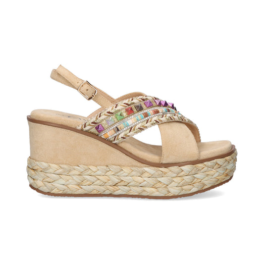 SANDALIAS EXE 20970-J10 BEIGE
